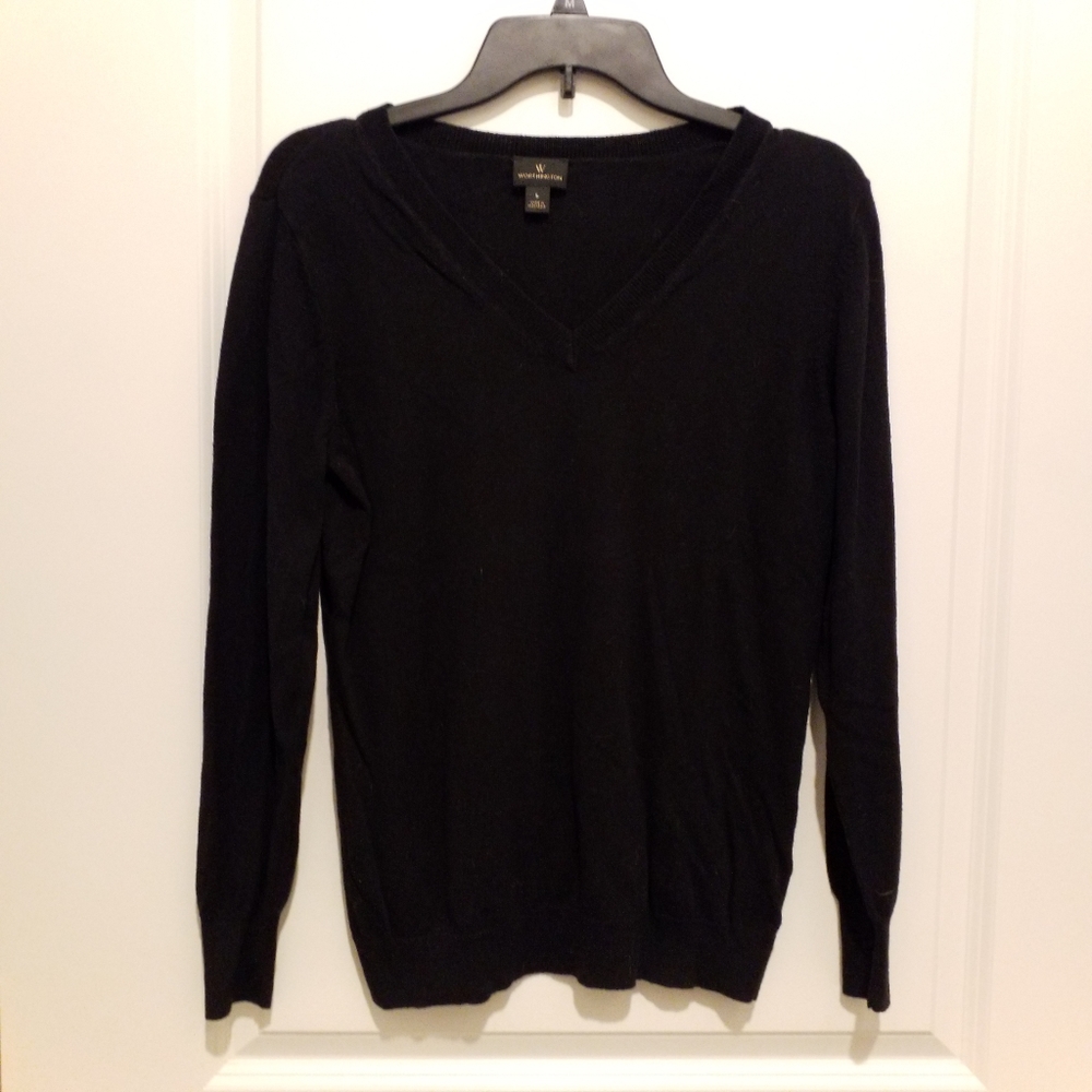 Worthington Black Sweater, Size L